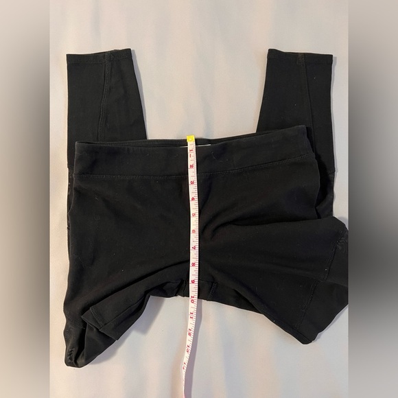 Forever 21 Athletic Yoga Pants Leggings With Mesh Cut Outs Size L Black E2 - Picture 5 of 10